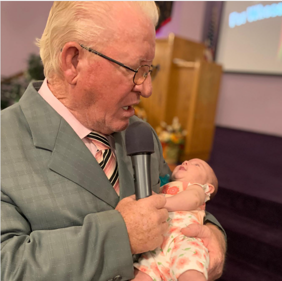 We did a baby dedication today for Rossilyn. We pray she will grow in the Word and no evil will come near her. ❤️